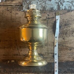 Vintage Brass Oil Lamp